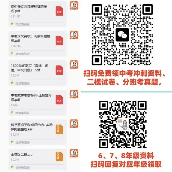 试卷更新!!杭州西湖区、上城区、拱墅区中考二模试卷-第1张图片-四季读书网