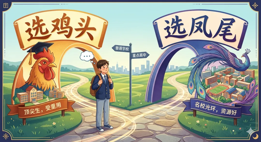 中考择校:去重点学校当“凤尾”,还是去普通学校当“鸡头”?这篇分析讲透了-第2张图片-四季读书网 中考择校:去重点学校当“凤尾”,还是去普通学校当“鸡头”?这篇分析讲透了-第2张图片-四季读书网