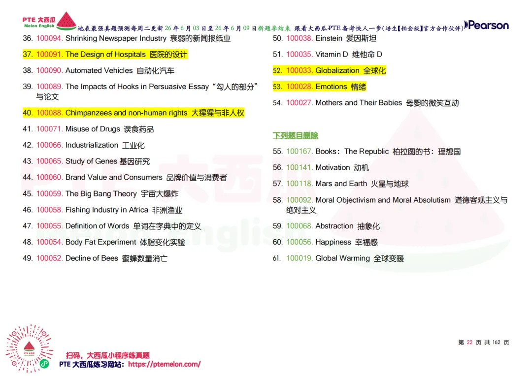 小心,WFD地狱级难题登场【PTE巨准真题预测】26年6月3日至6月9日|WFD升频4题,SST删除9题!-第31张图片-四季读书网