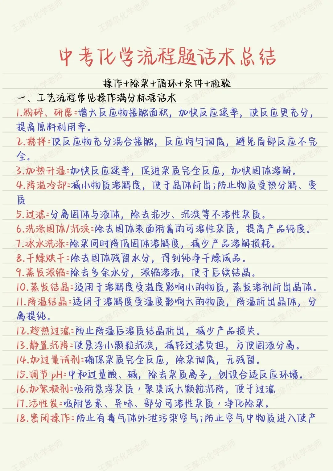 中考化学,不会用化学语言表达说理的请收藏一下-第1张图片-四季读书网