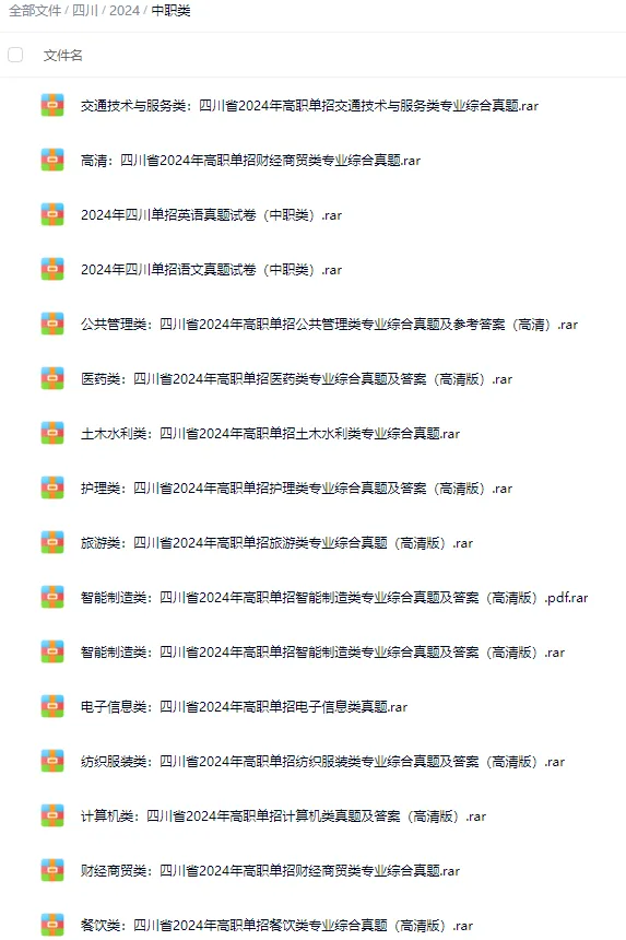 2024年四川单招中职普高真题试卷及答案(可打印)-第6张图片-四季读书网