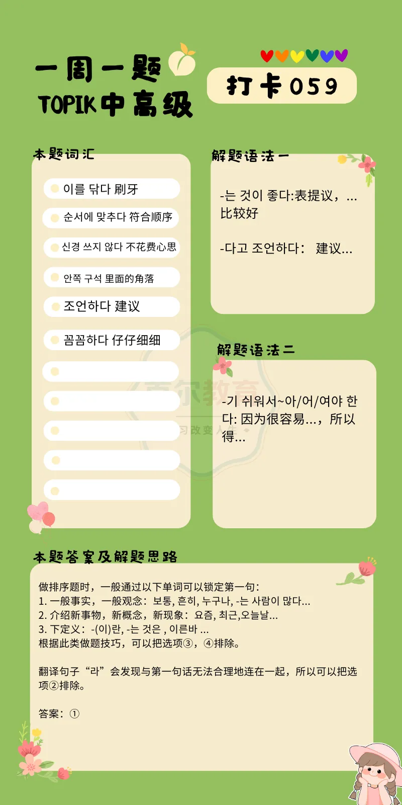 一周一题 || TOPIK中高级真题打卡【阅读59】-第19张图片-四季读书网 一周一题 || TOPIK中高级真题打卡【阅读59】-第19张图片-四季读书网