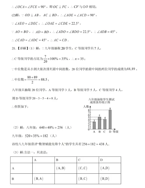 2026年安徽省普通高中招生统一考试模拟数学试卷-第16张图片-四季读书网