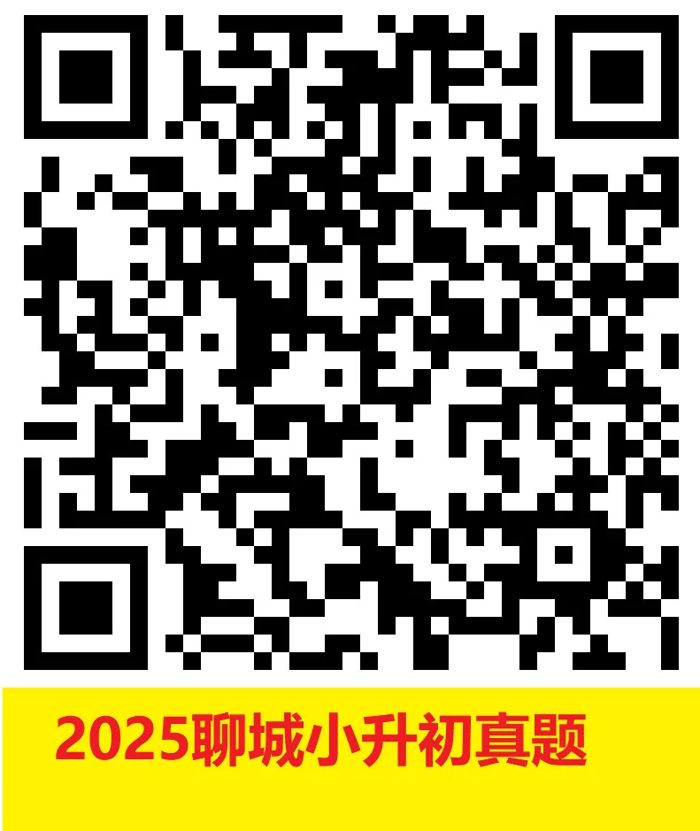 2025聊城小升初真题来了!请收藏!-第2张图片-四季读书网