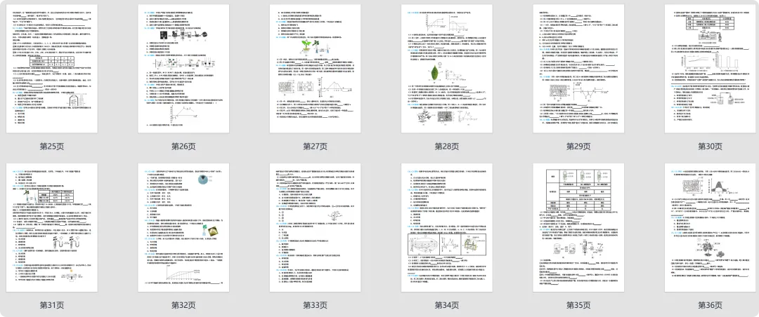 中考生物备考:植物的生活思维导图+必刷真题-第7张图片-四季读书网 中考生物备考:植物的生活思维导图+必刷真题-第7张图片-四季读书网