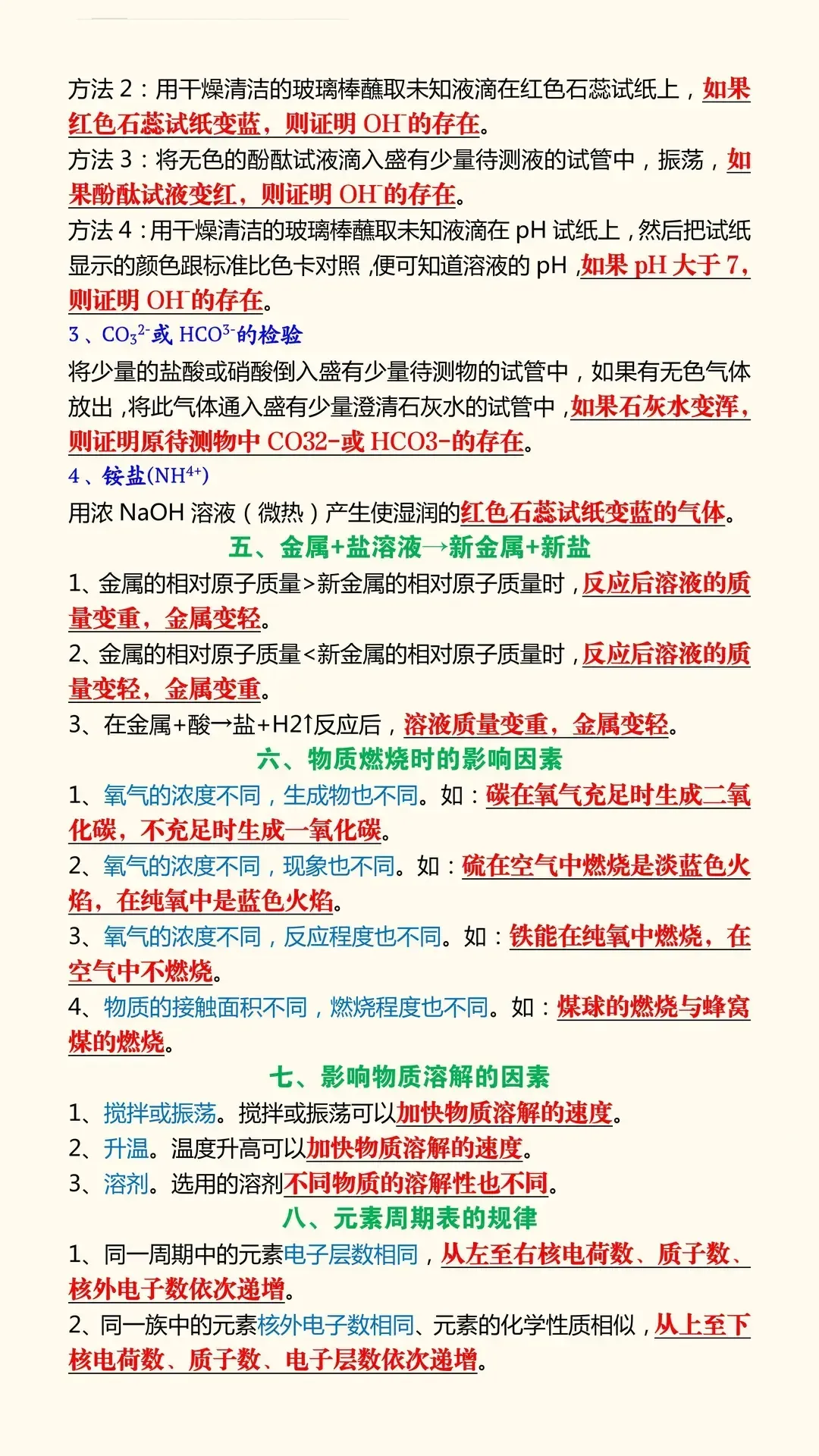 2026中考化学必考12个考点规律-第2张图片-四季读书网