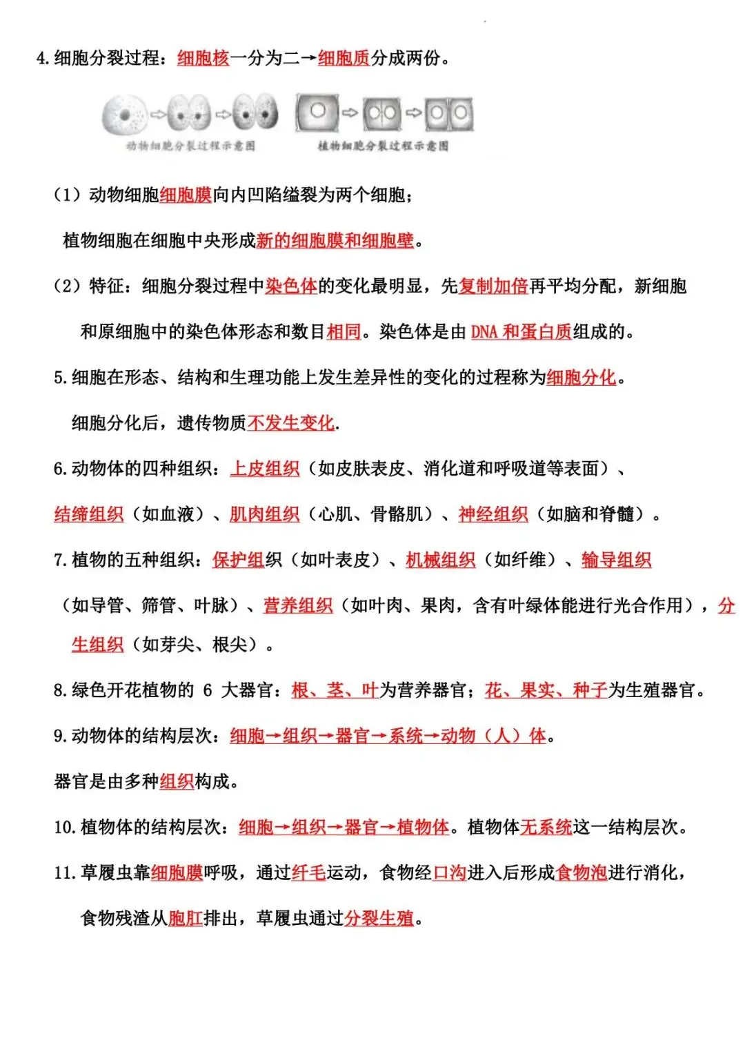 2026 生物中考:每日重点突破训练-第5张图片-四季读书网