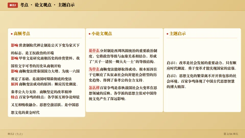 2026中考历史考前目录一遍过梳理-第6张图片-四季读书网