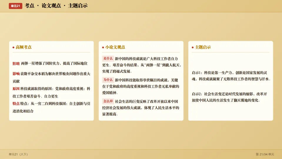 2026中考历史考前目录一遍过梳理-第44张图片-四季读书网