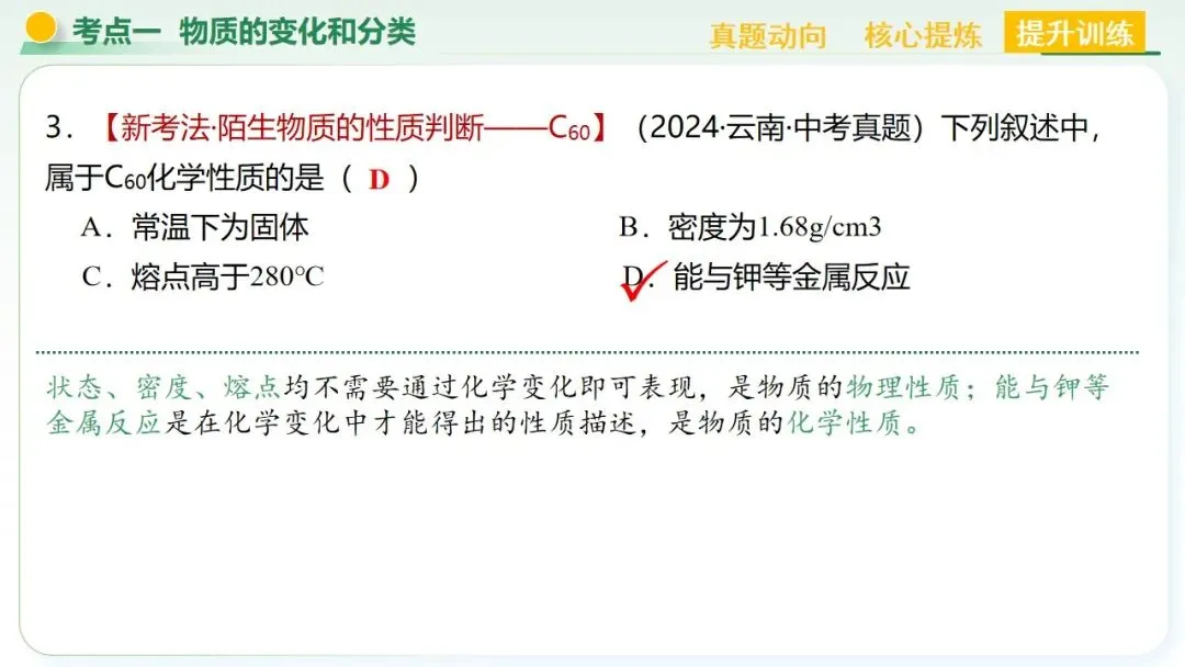 物质的化学变化中考复习-第22张图片-四季读书网