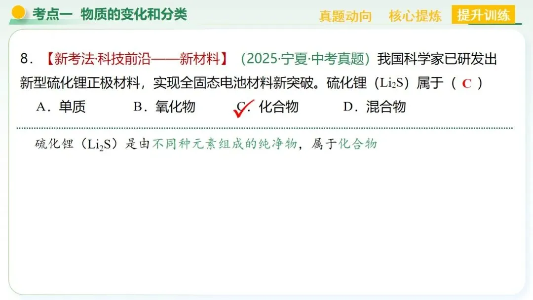 物质的化学变化中考复习-第26张图片-四季读书网