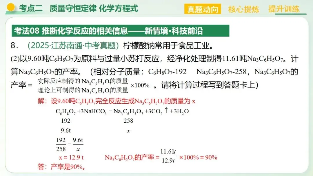 物质的化学变化中考复习-第35张图片-四季读书网
