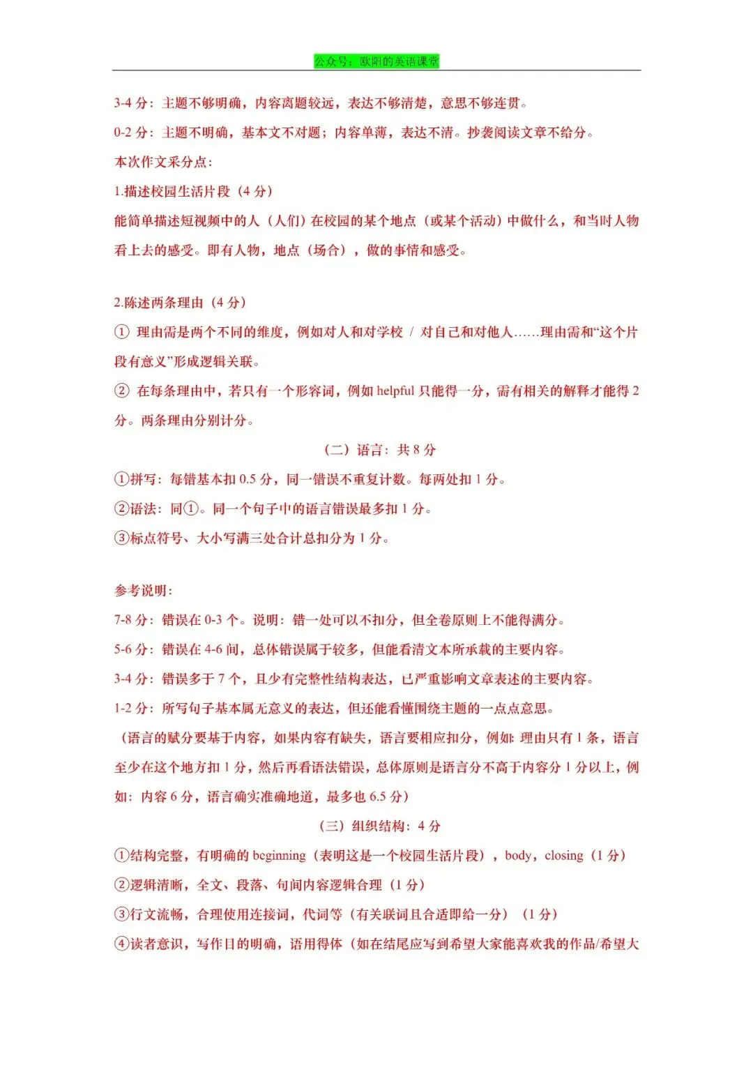 2026年上海市初三英语二模真题专项训练之写作-第25张图片-四季读书网
