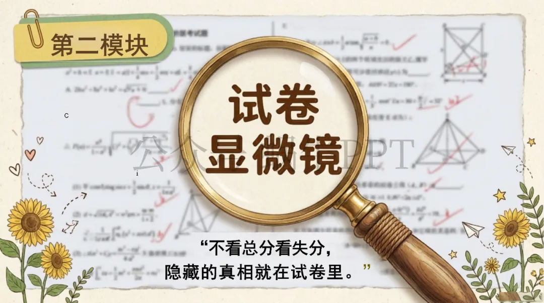 试卷显微镜:你的分数去哪了?科学考后复盘与高效备考策略主题班会-第11张图片-四季读书网 试卷显微镜:你的分数去哪了?科学考后复盘与高效备考策略主题班会-第11张图片-四季读书网