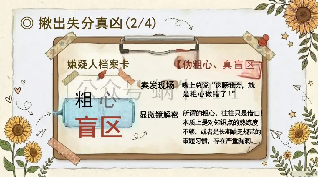 试卷显微镜:你的分数去哪了?科学考后复盘与高效备考策略主题班会-第14张图片-四季读书网 试卷显微镜:你的分数去哪了?科学考后复盘与高效备考策略主题班会-第14张图片-四季读书网
