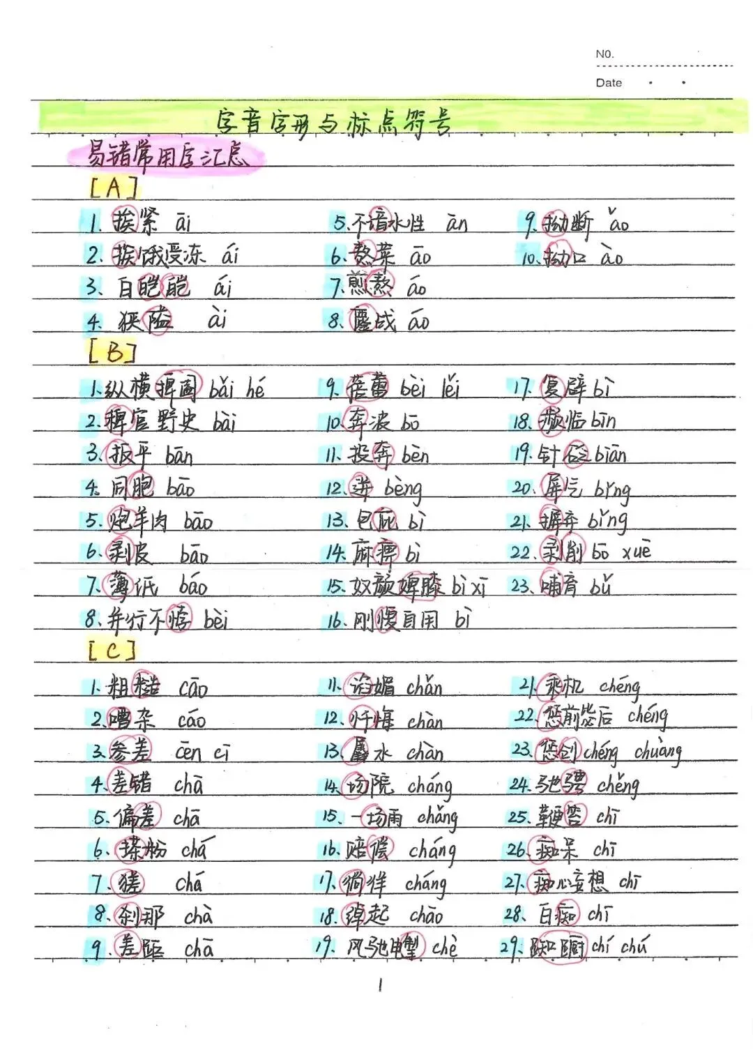 中考状元手写笔记初中语文三年-第8张图片-四季读书网