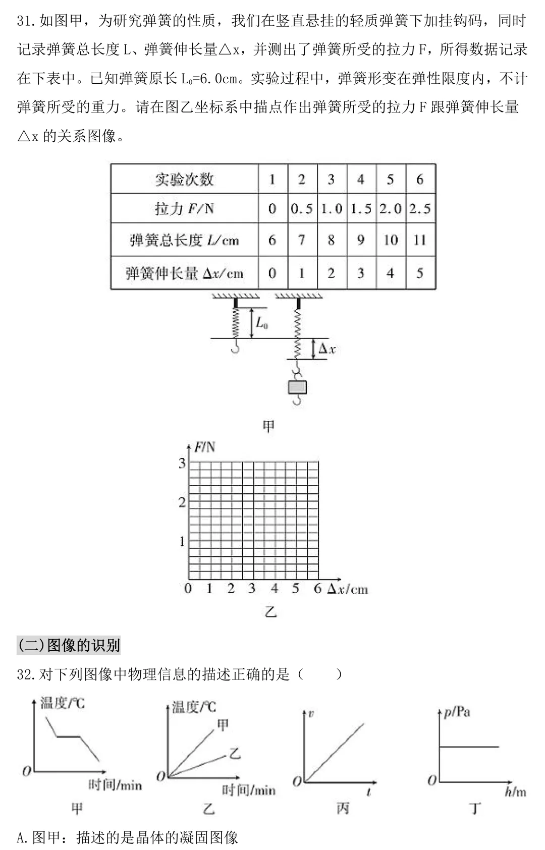 中考物理考前必练:图析、图像题-第11张图片-四季读书网