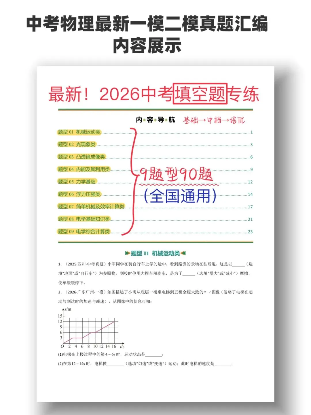 中考物理最新题型:26年一模二模优秀题型汇编-第2张图片-四季读书网 中考物理最新题型:26年一模二模优秀题型汇编-第2张图片-四季读书网