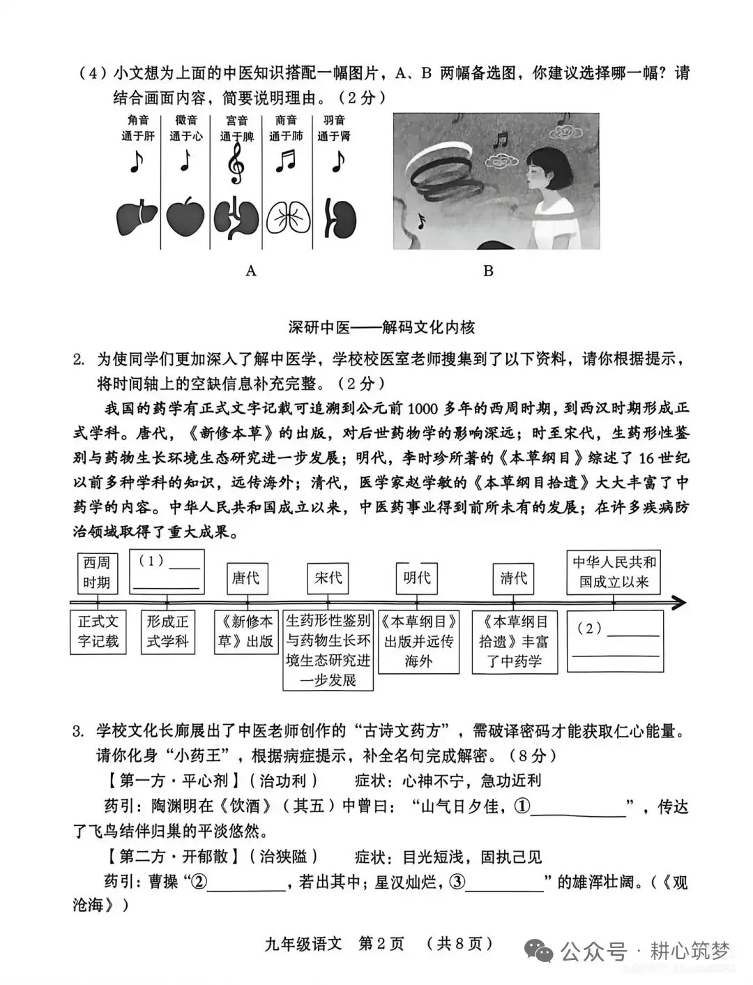 苏豫中考语文模拟考试卷及答案-第2张图片-四季读书网
