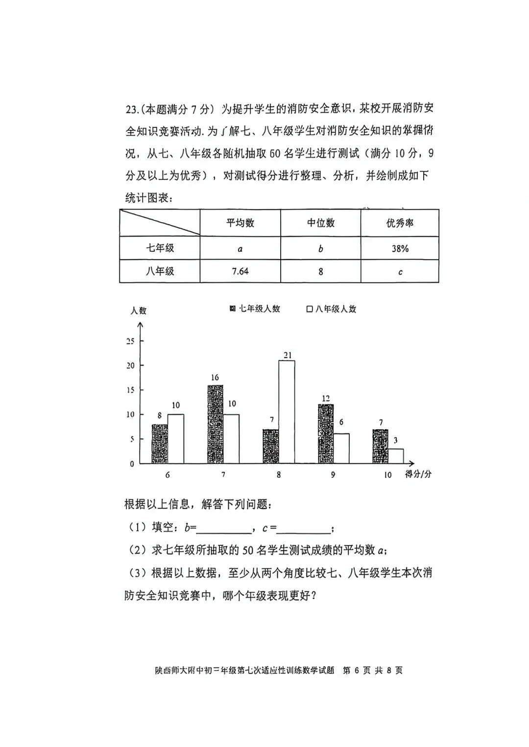 (试卷+答案) 2026师大七模-第6张图片-四季读书网