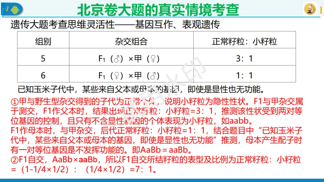 北京卷生物高考典型试题解析,附真题套卷及解析下载-第17张图片-四季读书网