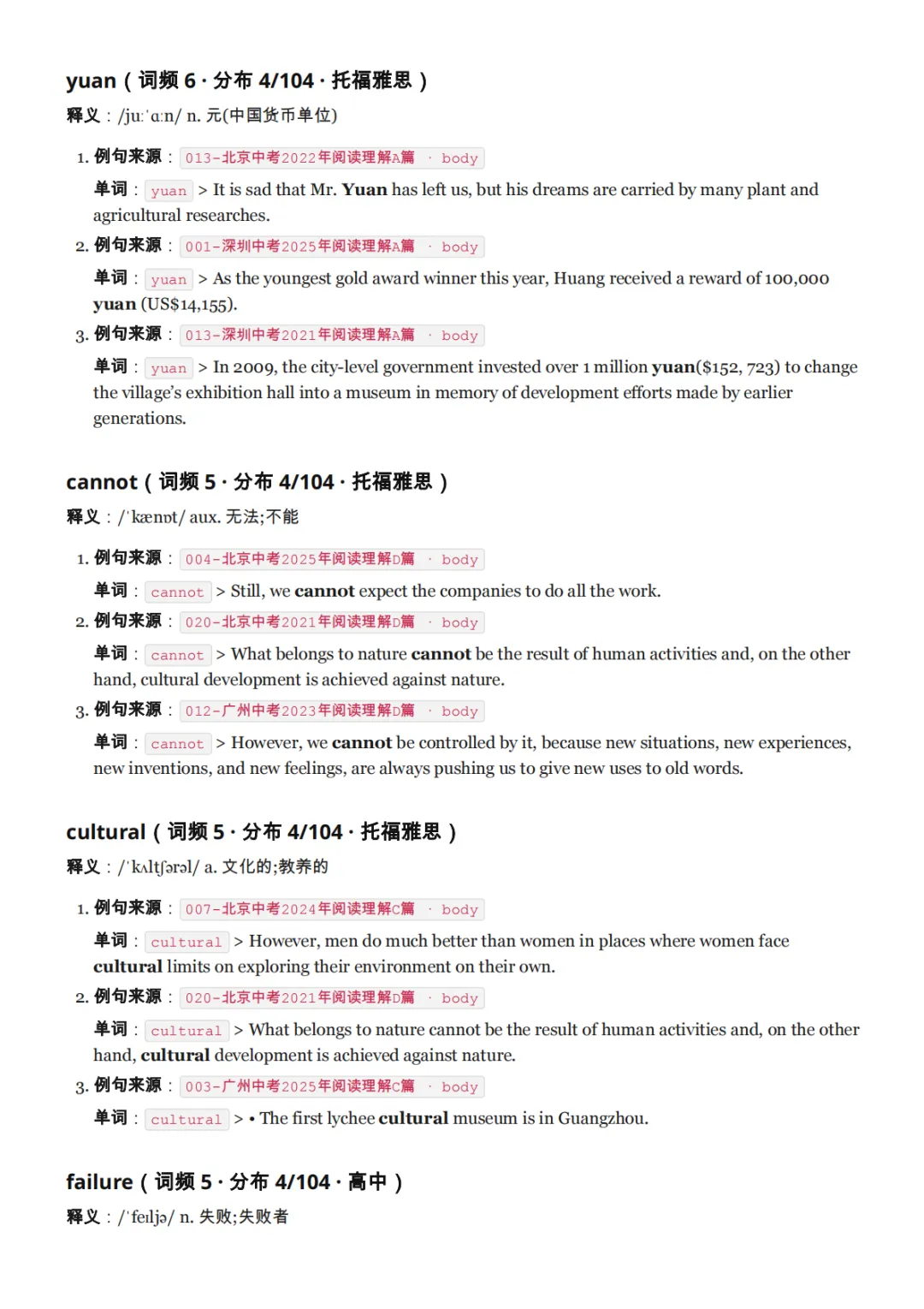 我们把全国五年中考真题阅读「扒」了一遍:发现大家背诵的中考高频词词汇表可能是错的-第19张图片-四季读书网 我们把全国五年中考真题阅读「扒」了一遍:发现大家背诵的中考高频词词汇表可能是错的-第19张图片-四季读书网
