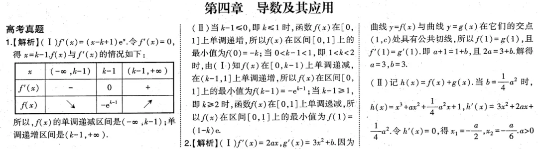 导数真题答案-第1张图片-四季读书网
