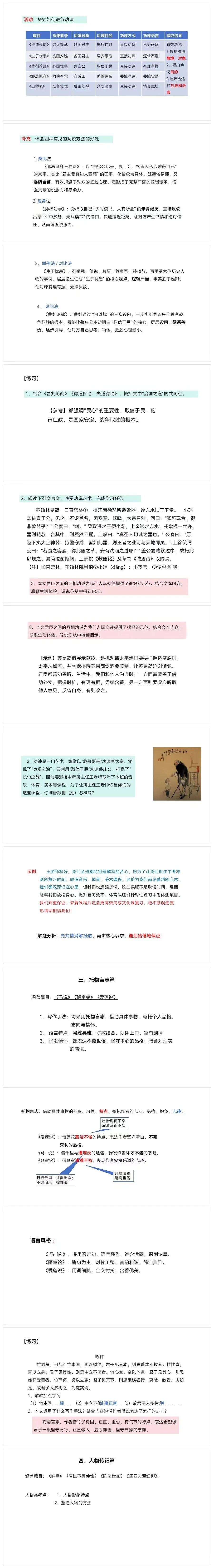 中考文言文复习-分类梳理与专项突破课件-第2张图片-四季读书网