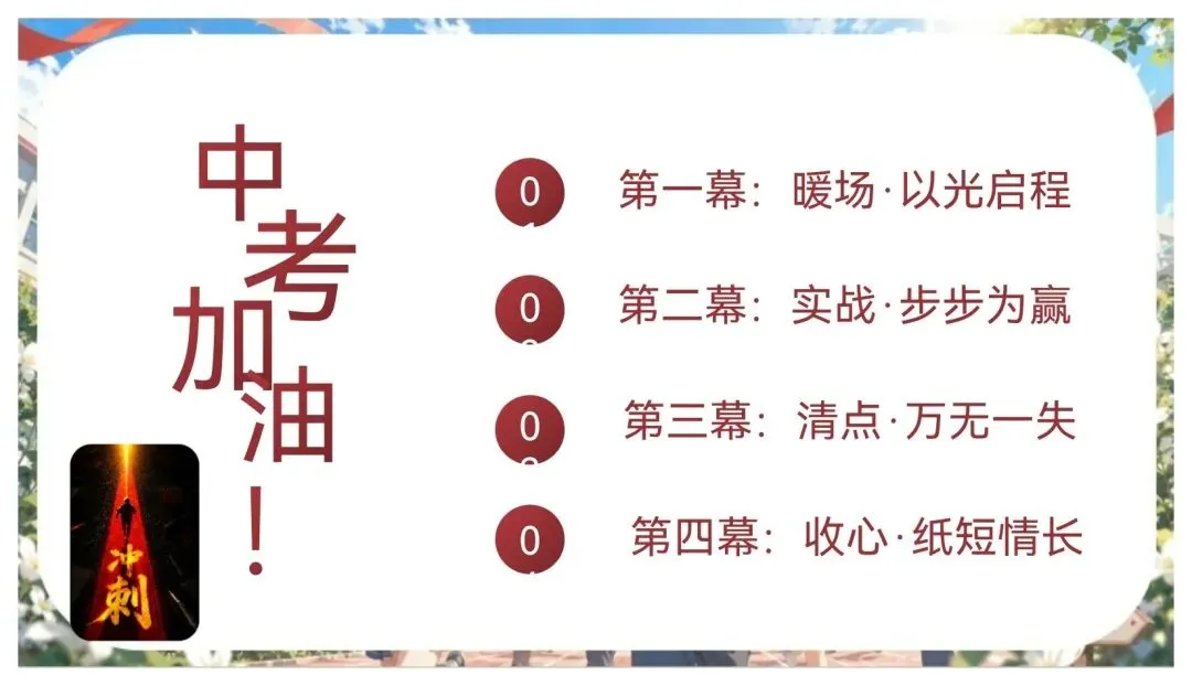 中考考前最后一课班会-第2张图片-四季读书网