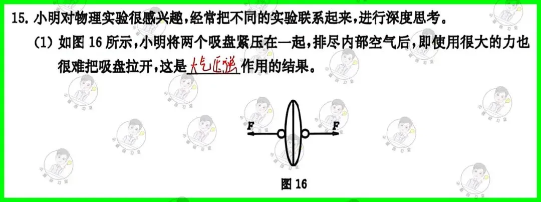 备战中考物理:解析26版灿烂在六月试卷15,上海学子的备考利器-第24张图片-四季读书网