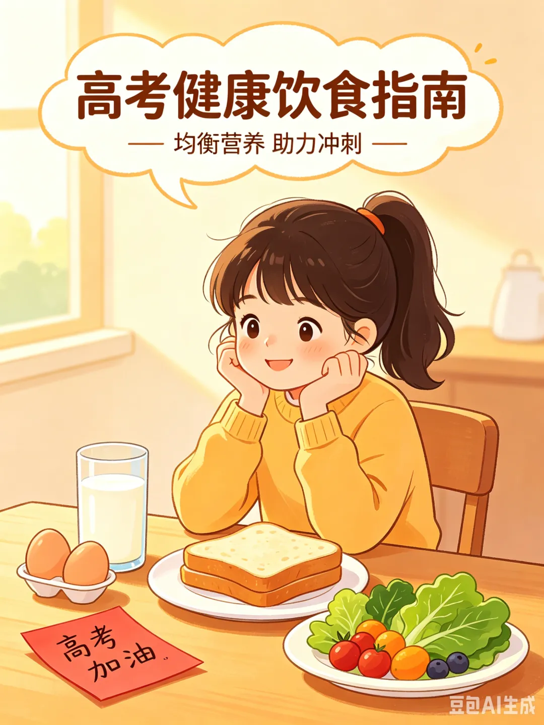 【健康科普】中考、高考前饮食别瞎补!营养专家提醒:稳比补更重要!-第3张图片-四季读书网