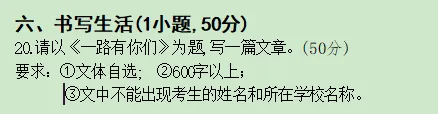考情快递:广雅中考二模语文试卷精析(含范文)-第16张图片-四季读书网