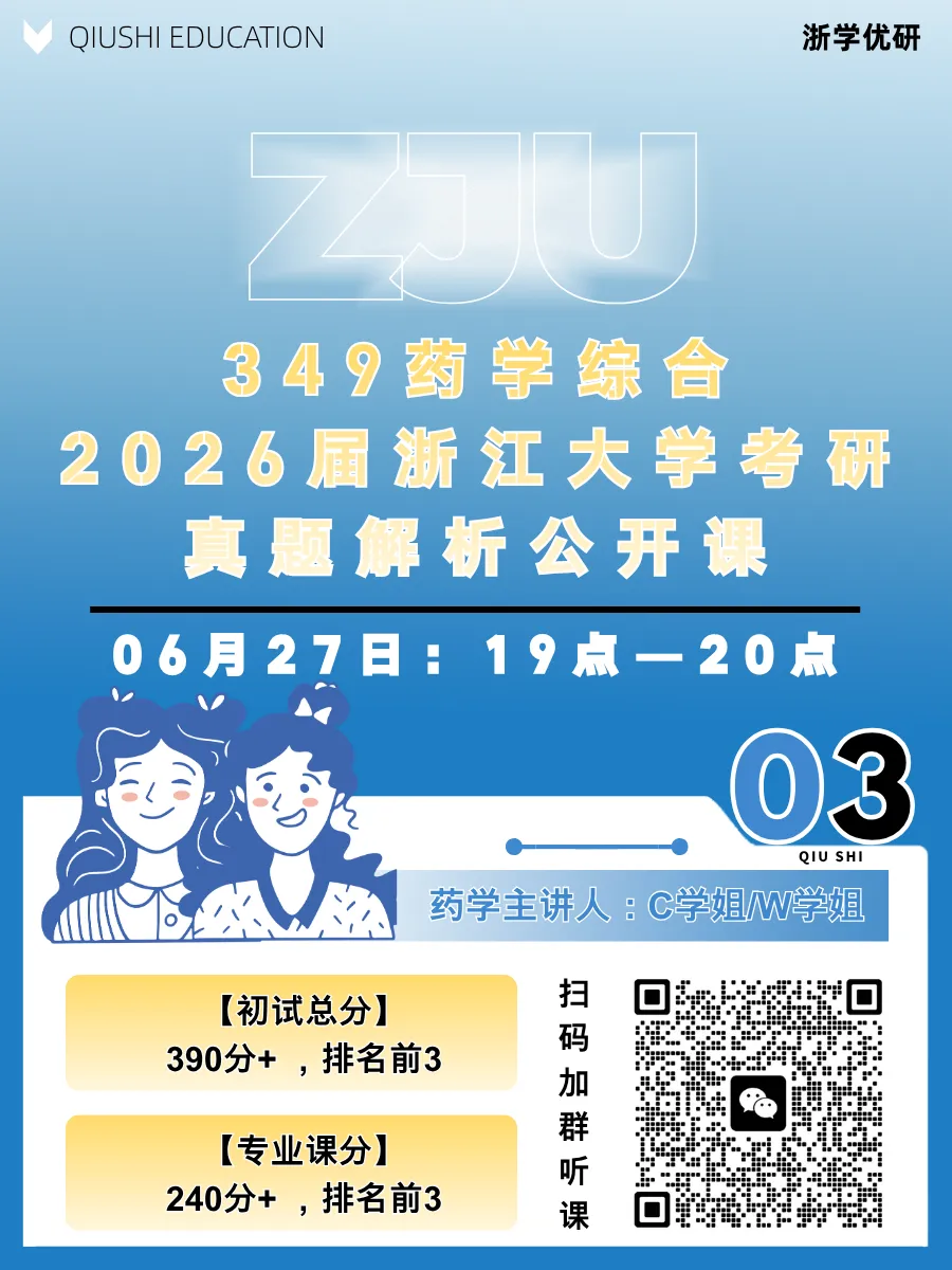 26浙大光电药学环境学化工考研真题详细解析公开课-第1张图片-四季读书网