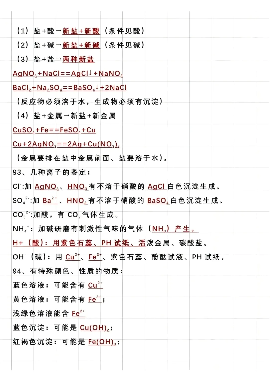 中考化学核心考点汇总-第12张图片-四季读书网
