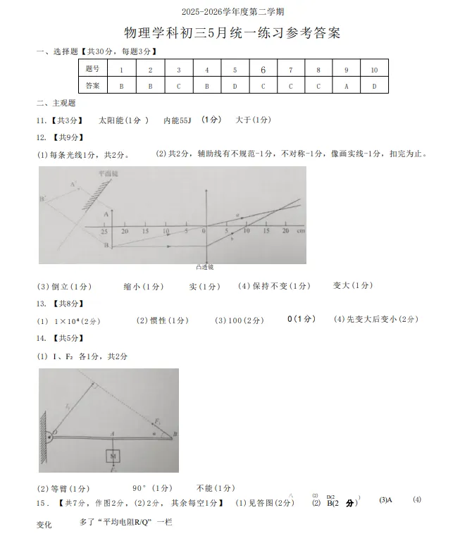 中考倒计时不足 30 天!省实 / 执信 / 广附等名校二模试题答案出炉!-第13张图片-四季读书网