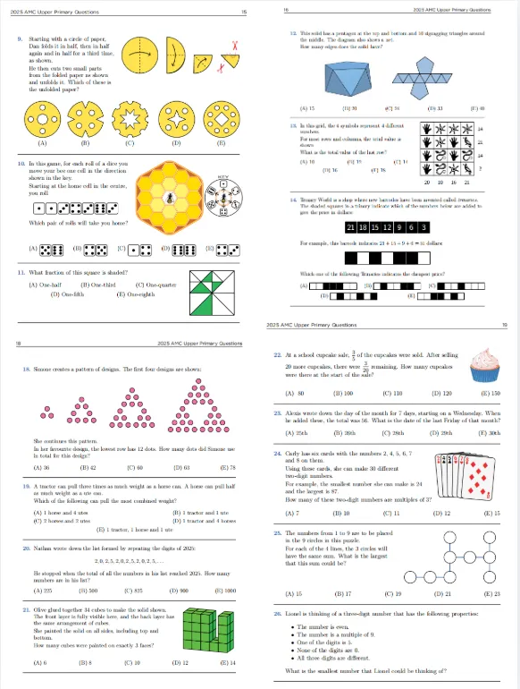 考前必刷!2025年澳洲AMC真题+答案解析已整理,PDF电子版可打印~-第6张图片-四季读书网
