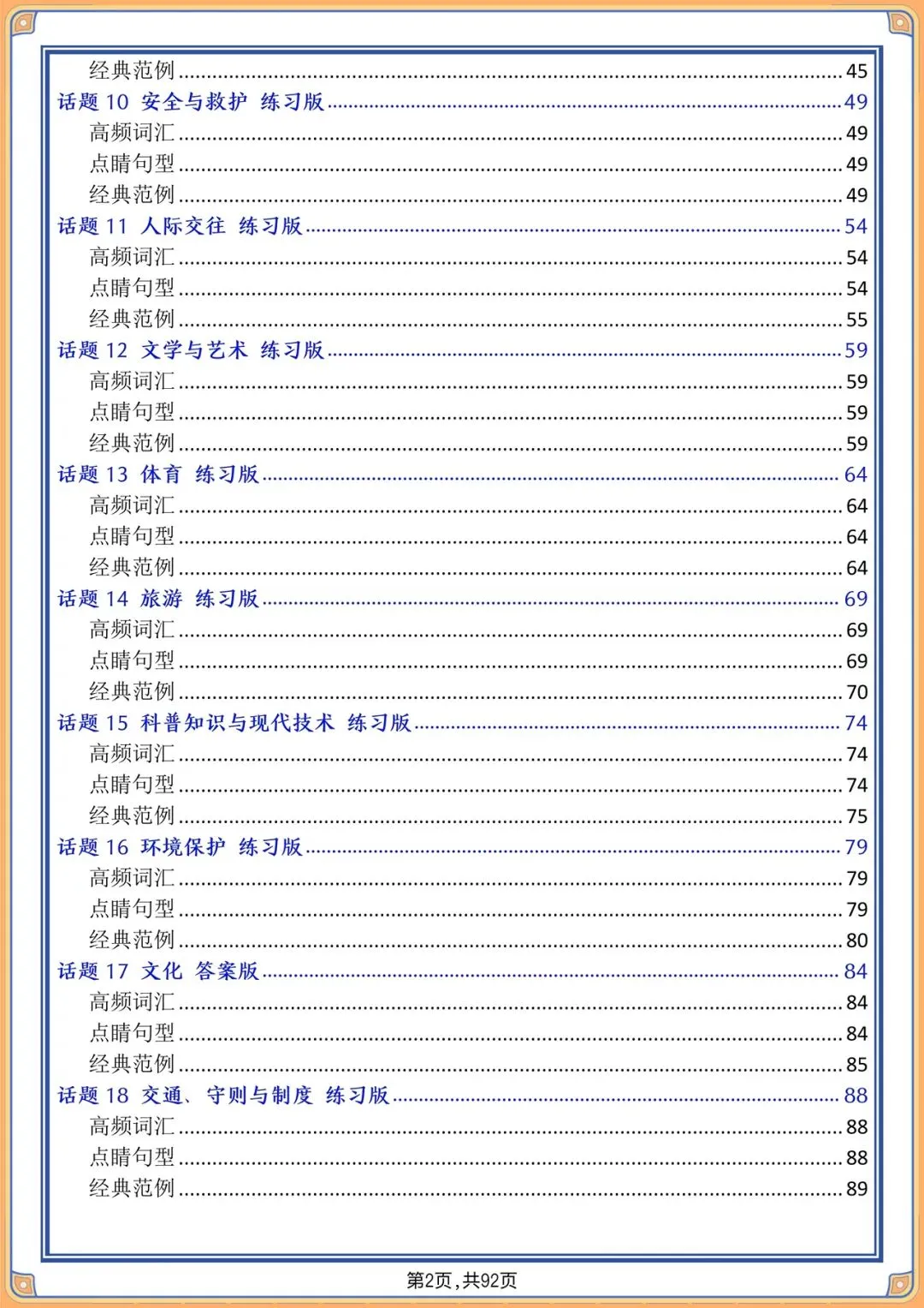 2026中考英语作文冲刺|18大必考高频话题(词汇+句型+满分范文全梳理)-第4张图片-四季读书网