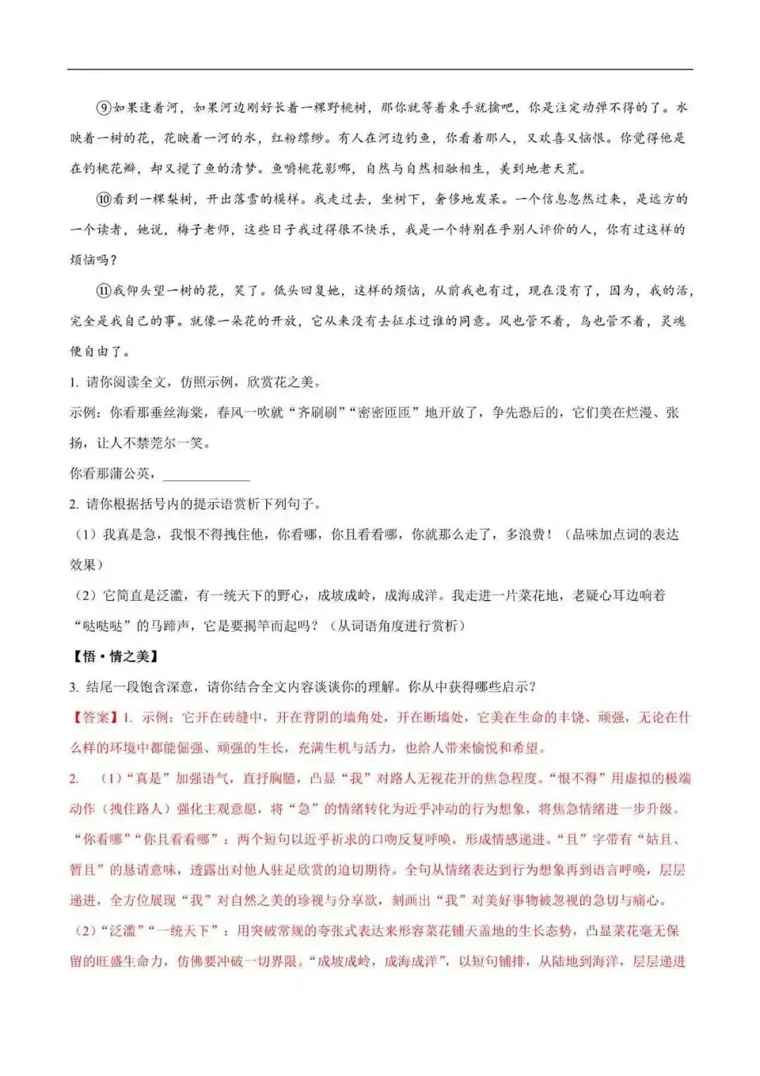 2026年浙江省八年级语文下册期末真题汇编(附解析)-第12张图片-四季读书网 2026年浙江省八年级语文下册期末真题汇编(附解析)-第12张图片-四季读书网