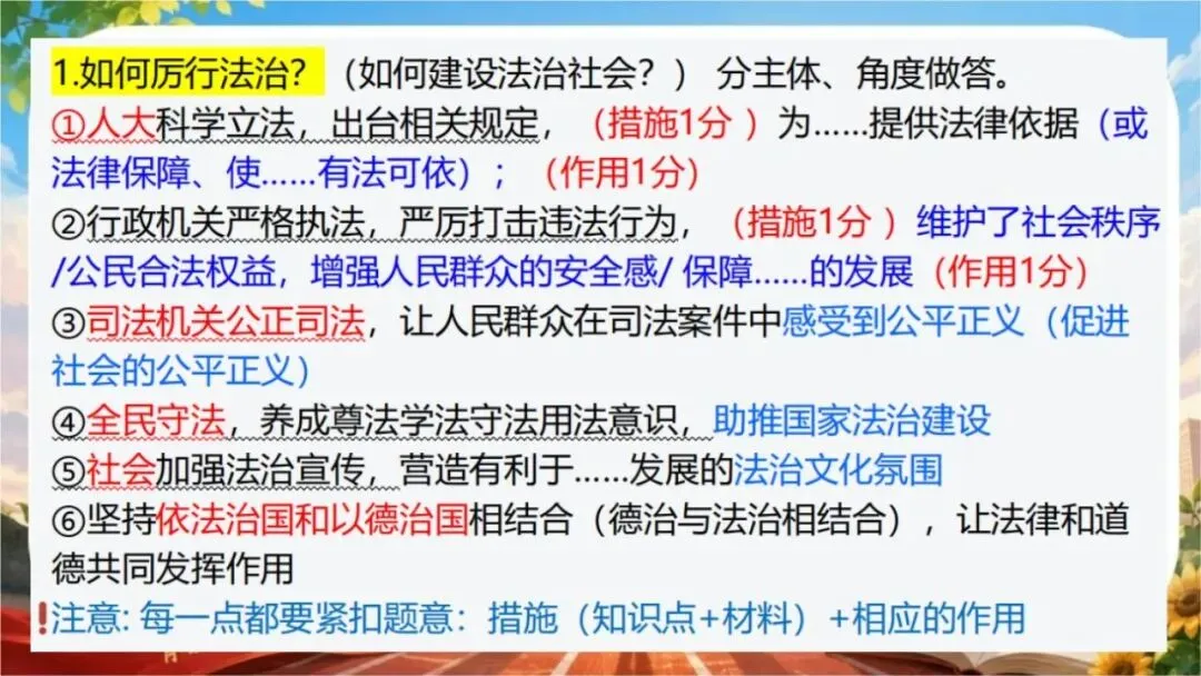 【初三下】【政治】九年级中考考前冲刺主题班会:中考政治最后一课-第37张图片-四季读书网 【初三下】【政治】九年级中考考前冲刺主题班会:中考政治最后一课-第37张图片-四季读书网