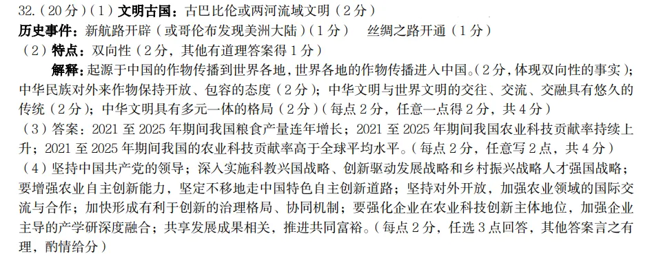 好题分享 | 26中考模拟 跨学科 |农业-第5张图片-四季读书网 好题分享 | 26中考模拟 跨学科 |农业-第5张图片-四季读书网
