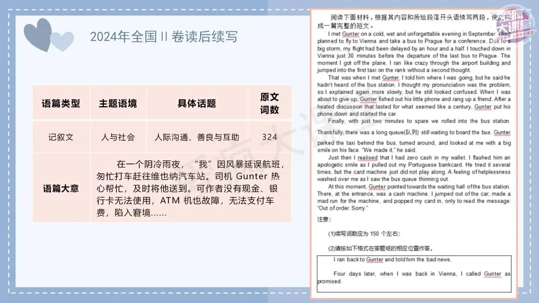 吃透真题!新课标Ⅱ卷读后续写六年考情精析+考前指导+真题再练-第30张图片-四季读书网