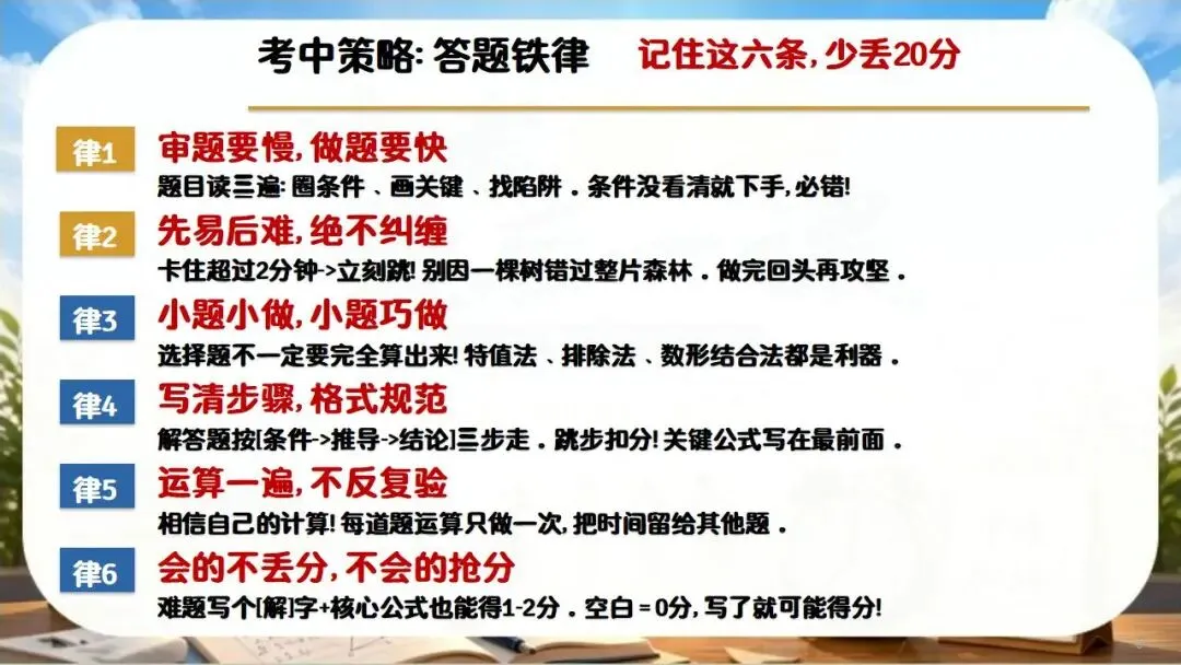 中考数学最后一课!冲刺主题班会!含讲话稿-第19张图片-四季读书网