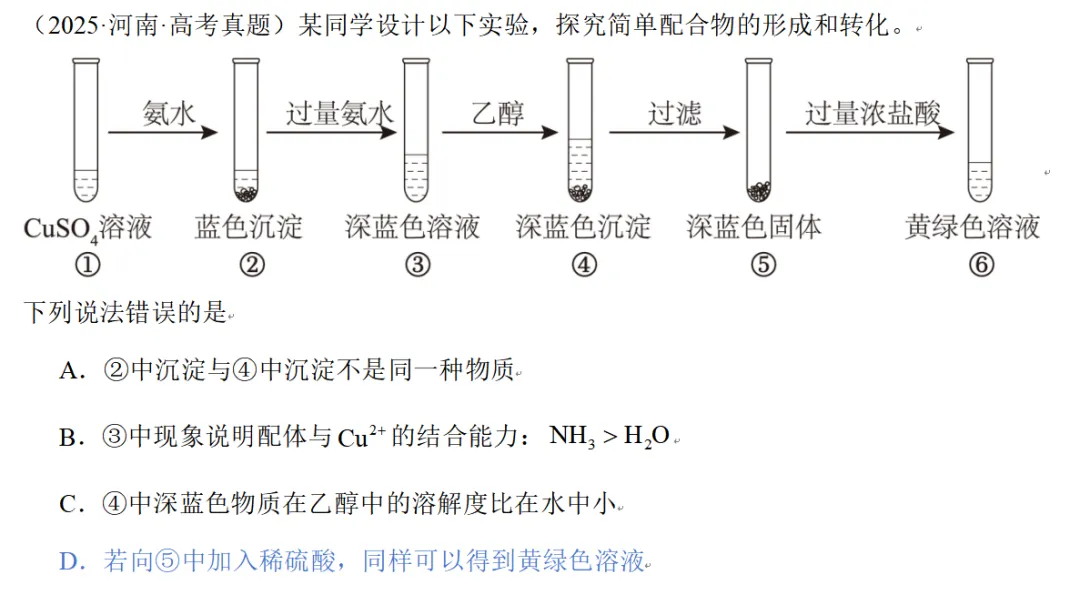 【工作随感】教材到真题:配合物考查中由显性证据逆推性质变化-第10张图片-四季读书网 【工作随感】教材到真题:配合物考查中由显性证据逆推性质变化-第10张图片-四季读书网