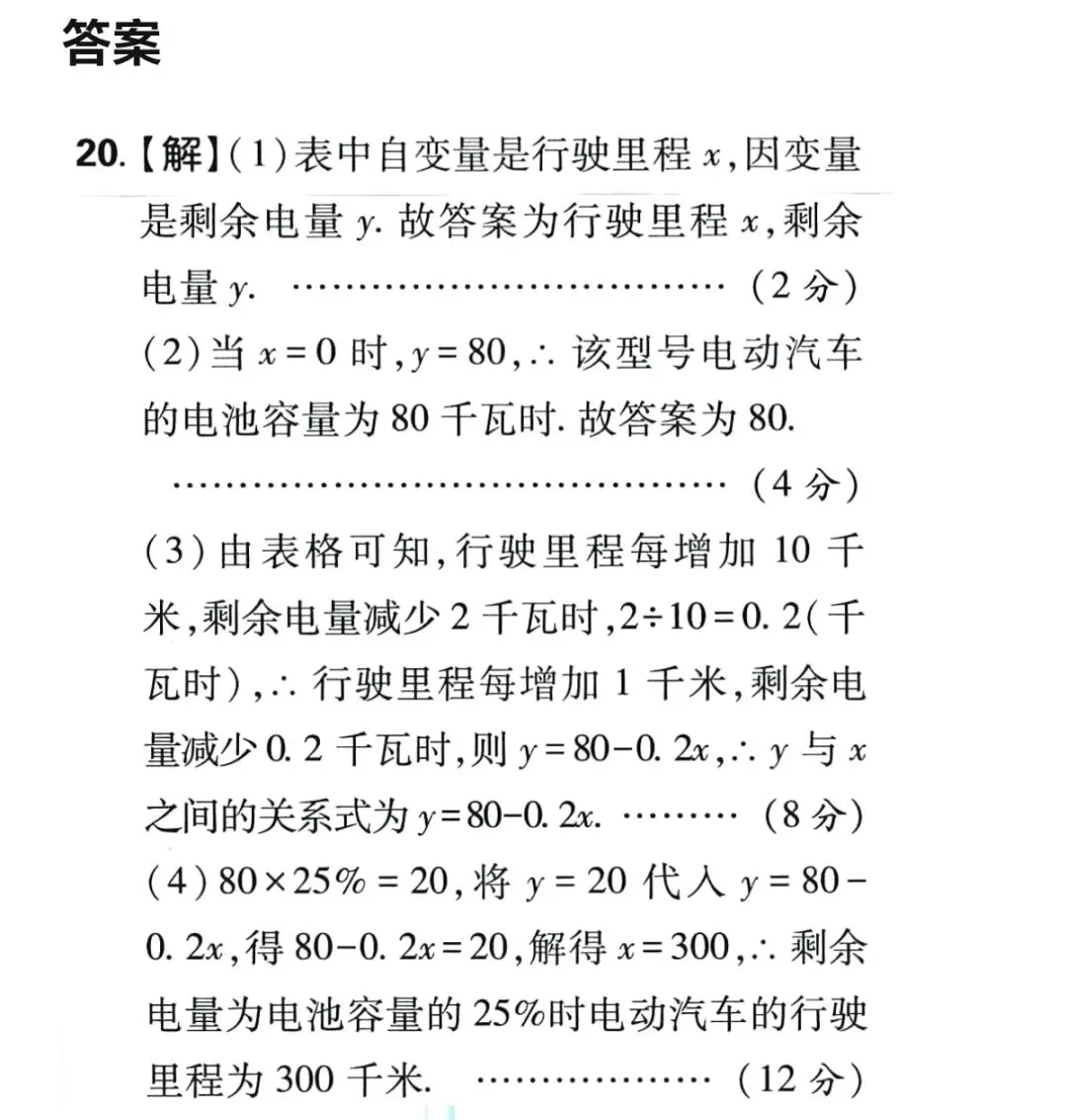 七年级数学下学期期末考试模拟试卷强化训练4-第3张图片-四季读书网