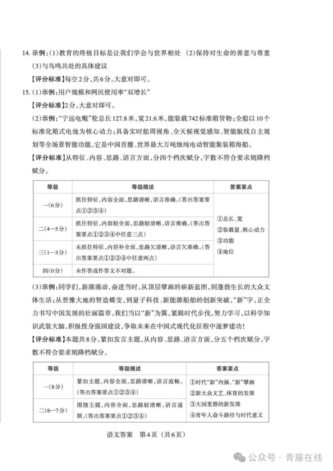 2026山西中考模拟联考(五)B卷-第14张图片-四季读书网