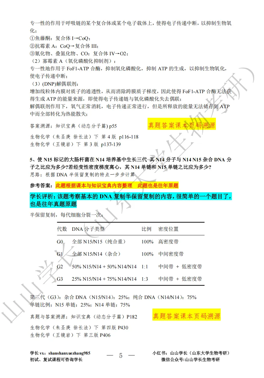 山东大学26年考研生物化学真题与答案评析-第5张图片-四季读书网