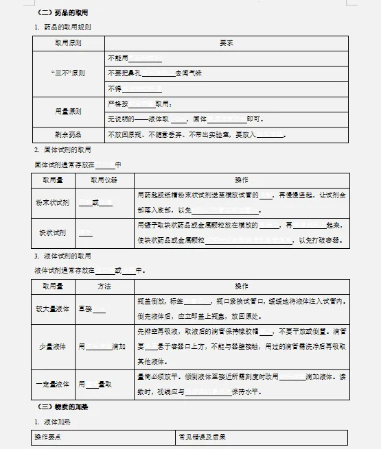 【回归课本】2026中考化学教材重点知识分类清单(填空+答案)双版,巩固基础,查漏补缺!-第4张图片-四季读书网