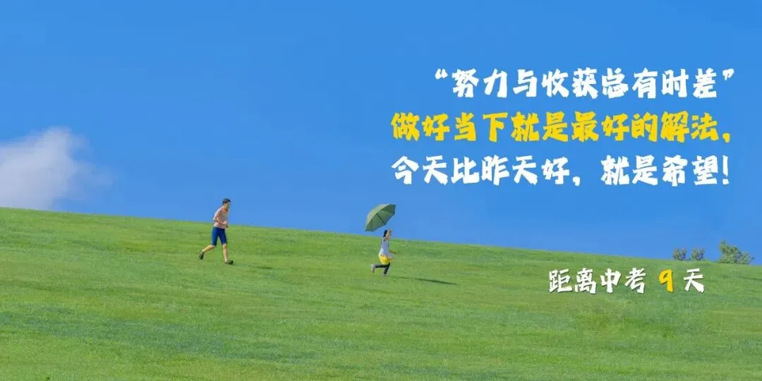 距中考9天-第1张图片-四季读书网