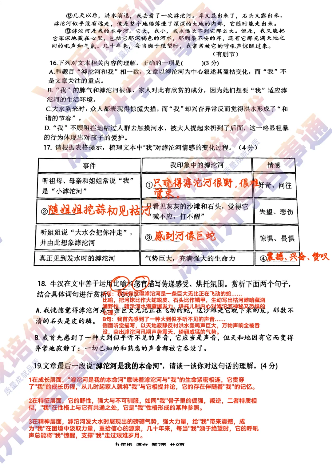 最新!育才二中三模语文真题解析出炉!-第7张图片-四季读书网