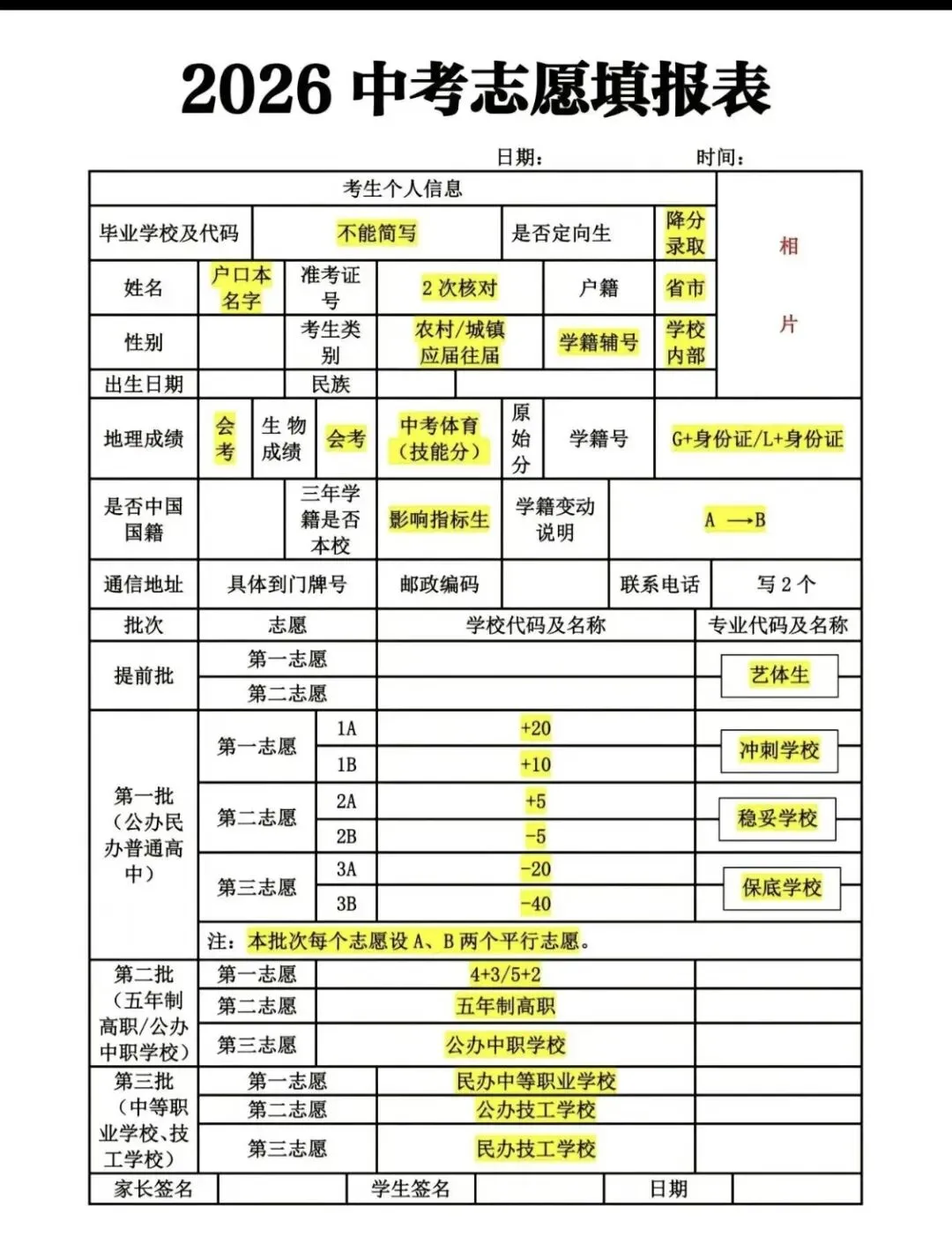 关于中考--2026年广州市中考志愿填报-第7张图片-四季读书网